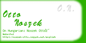 otto noszek business card